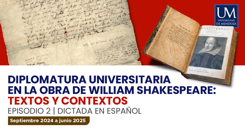 Diplomatura universitaria en la obra de William Shakespeare – Episodio 2, dictada en español