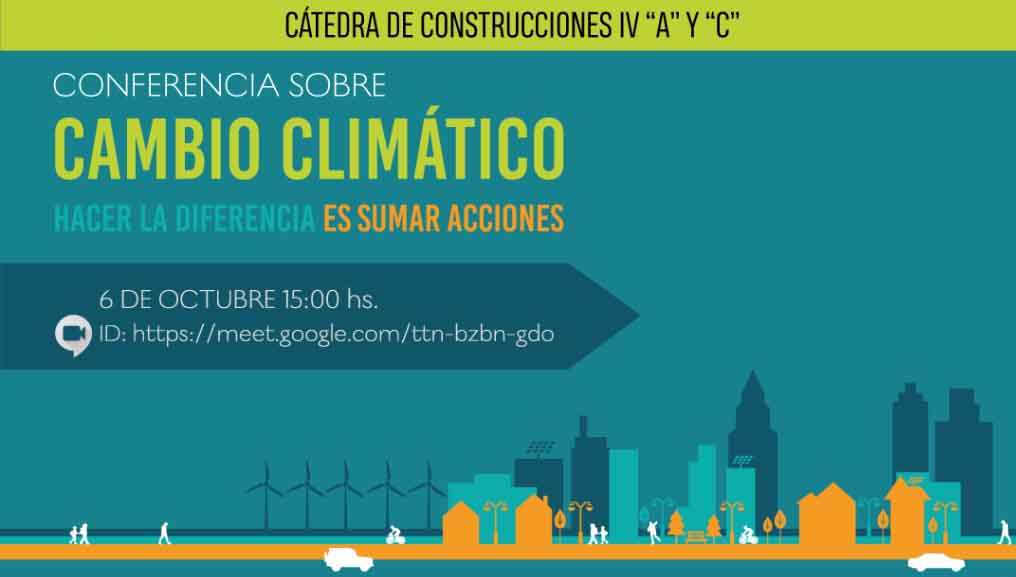 Conferencia sobre cambio climático: Hacer la diferencia es sumar acciones
