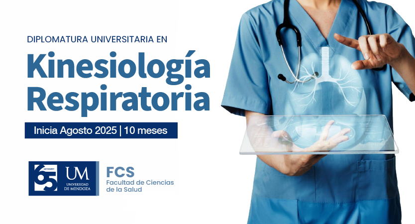 La Universidad de Mendoza lanza una nueva edición de la Diplomatura Universitaria en Kinesiología Respiratoria