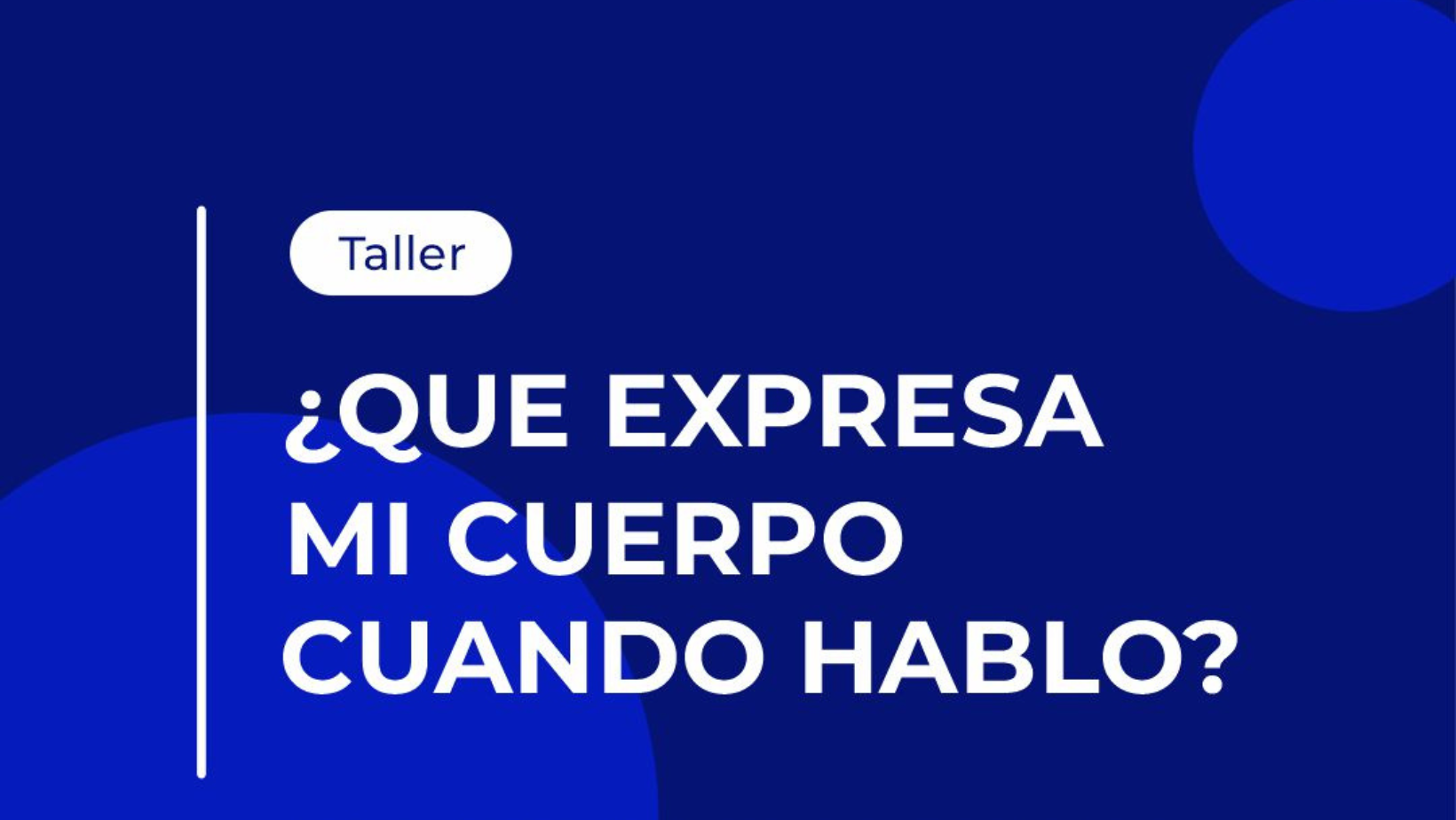 Taller para mejorar la comunicación.