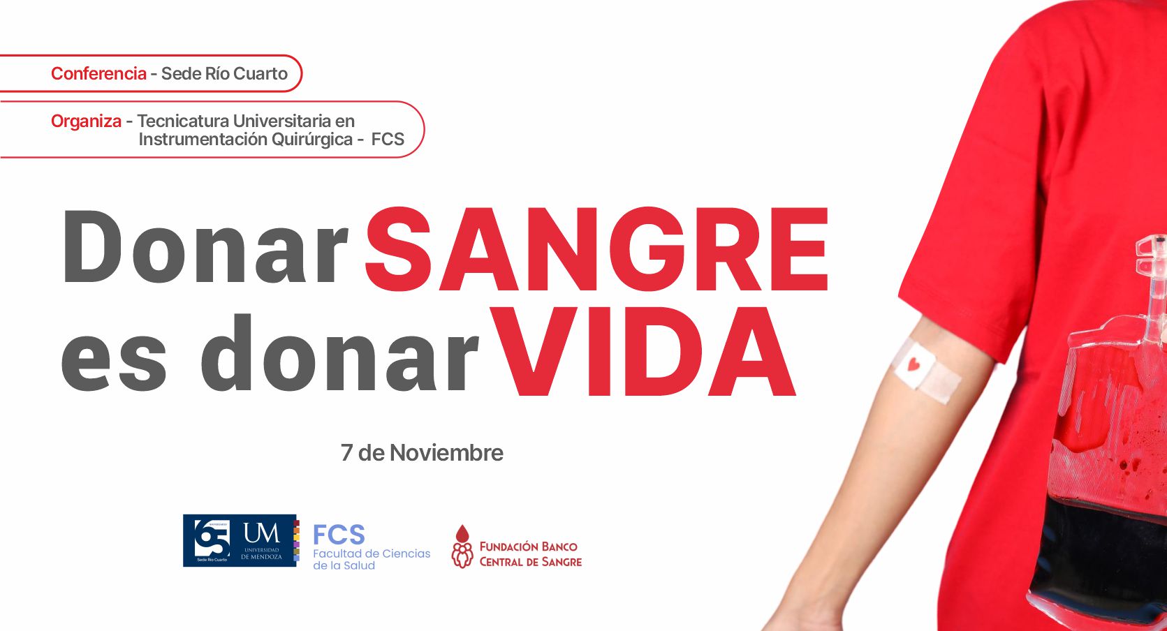Conferencia “Donar sangre es donar vida”