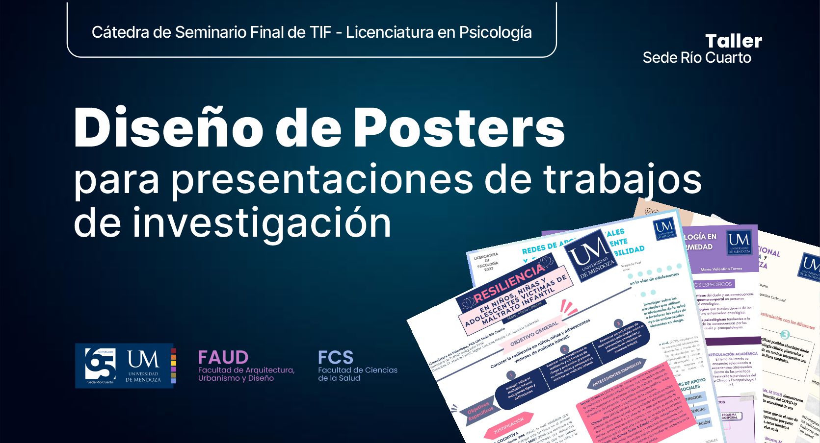 Taller de Diseño de Posters para presentaciones de trabajos de investigación