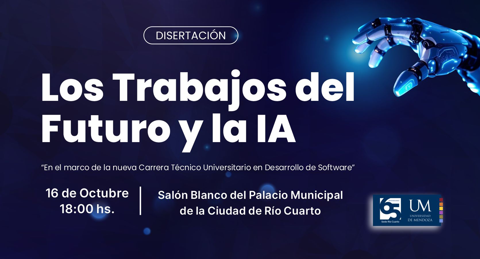 “Los trabajos del futuro y la IA” en el marco del lanzamiento de la nueva carrera de Desarrollo de Software.